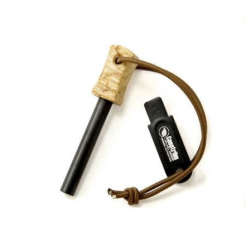 Casström Fire Striker Army - Curly Birch Handle