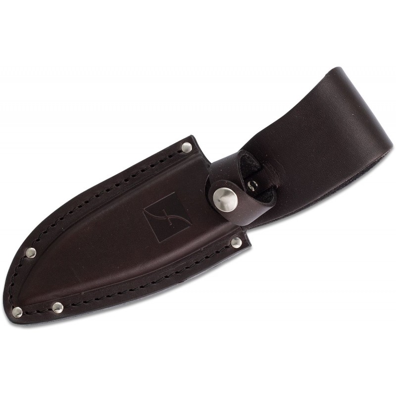 Flexcut Hawthorne Seeker Fixed Blade Knife Sapele Wood Handle with White G10 Liners