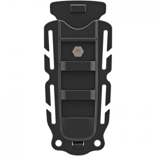 Gear Aid Kotu Fixed Blade Knife  3" Grey Titanium Partially Serrated Blade