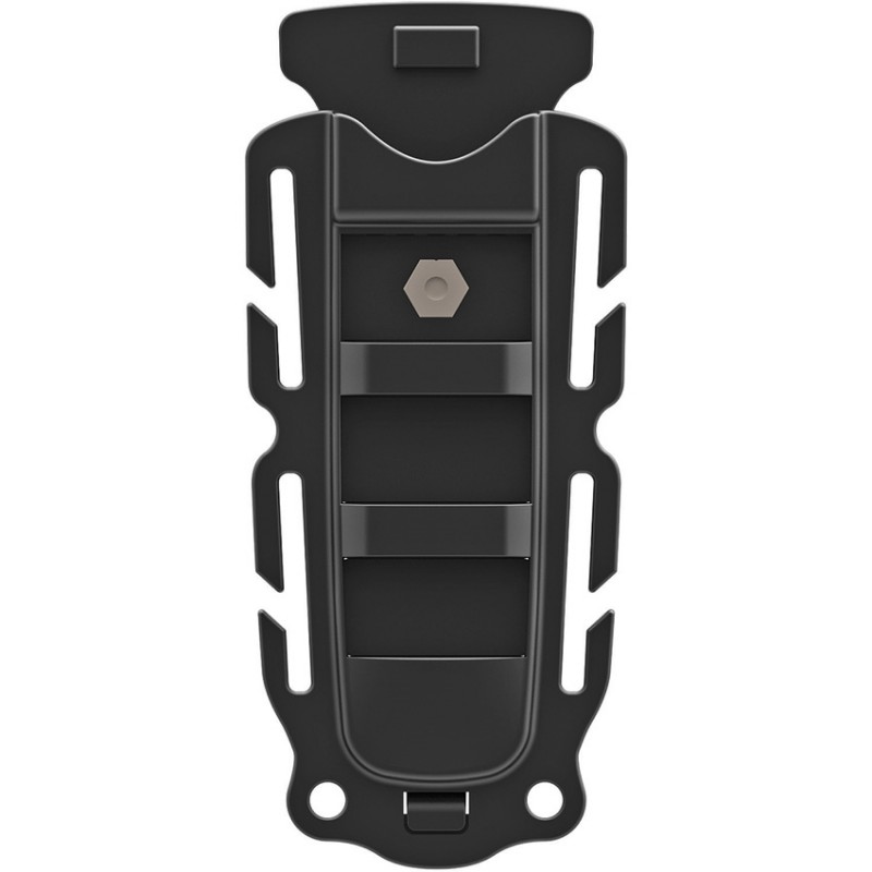 Gear Aid Kotu Fixed Blade Knife  3" Grey Titanium Partially Serrated Blade