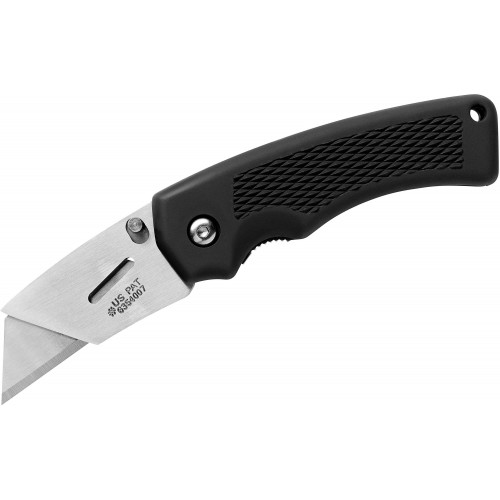 Gerber Edge Utility Folding Knife 1.1" Replaceable Blade, Black TacHide Handles