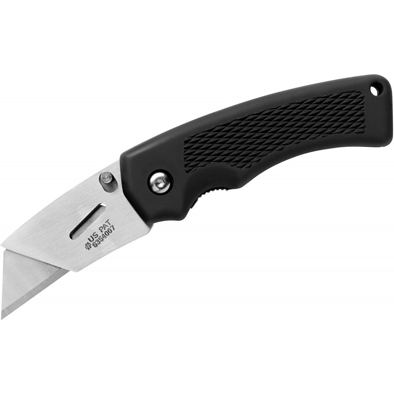 Gerber Edge Utility Folding Knife 1.1" Replaceable Blade, Black TacHide Handles