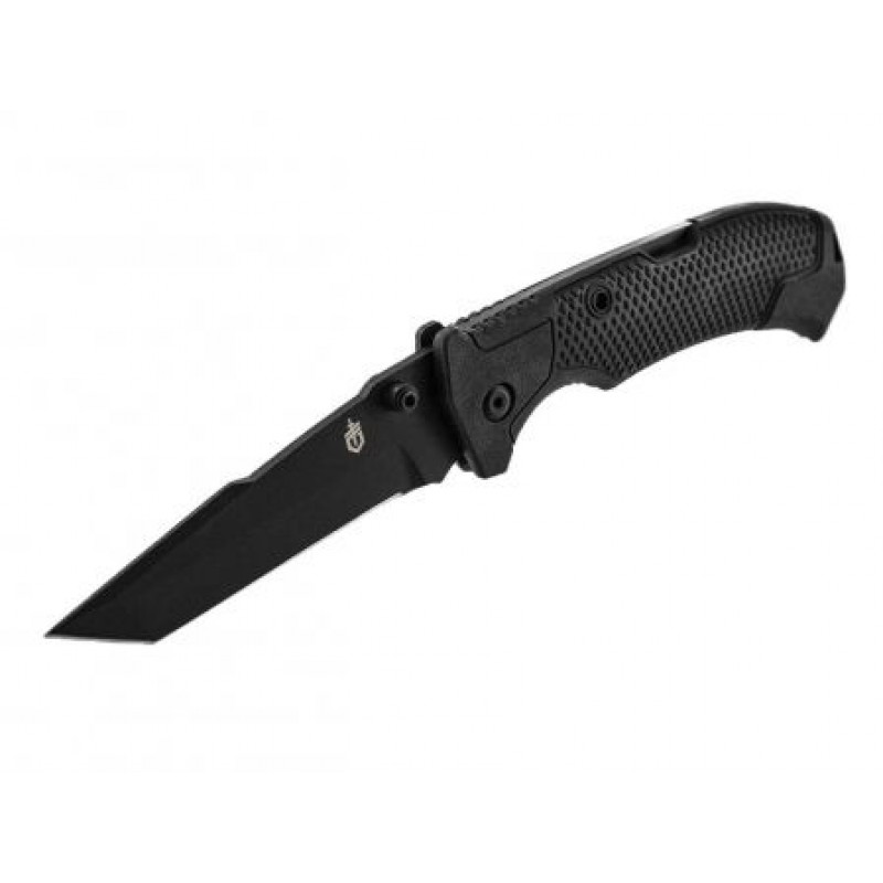 Gerber Edict Folding Clip Knife - 3.58" Fine Edge Blade - Textured Rubber Handle