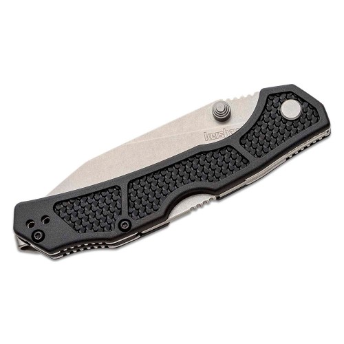 Kershaw 2033 Cargo Folding Knife - 3.2" CP Blade, Black Glass Filled Nylon Handle