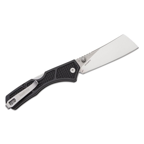 Kershaw Hatch Folding Knife - 3.15" D2 Two-Tone Cleaver Blade Nylon Handle
