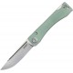 Kubey Akino Folding Knife - 3" Blade Jade G10 Handle