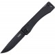 Kubey Akino Blackout Folding Knife - 3" Black Blade Black G10 Handle