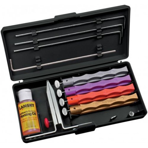 Lansky LKDMD 4-Stone Dexlue Diamond Knife Sharpening System