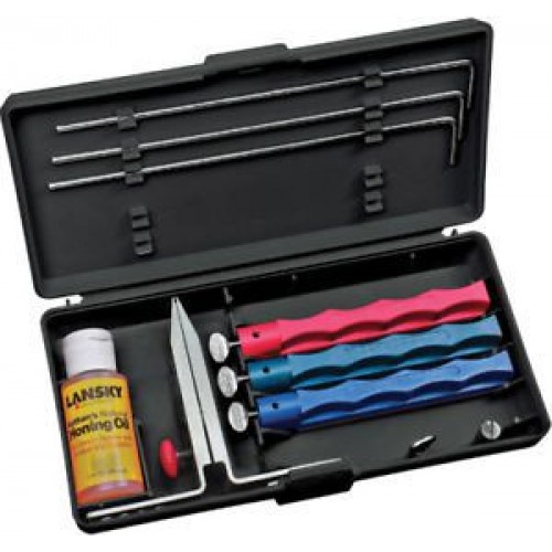 Lansky LKC03 3-Stone Standard Knife Sharpening System