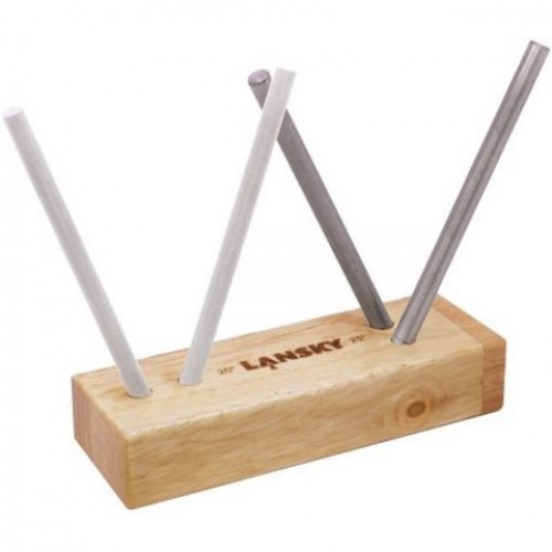 Lansky TB2D2C 4 Rod Diamond Ceramic Turnbox Crock Stick Knife Sharpener