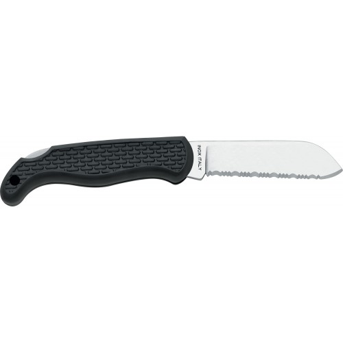 Mac Coltellerie Boat 1 Black Marine Knife - 2.55" Blade Black Handle