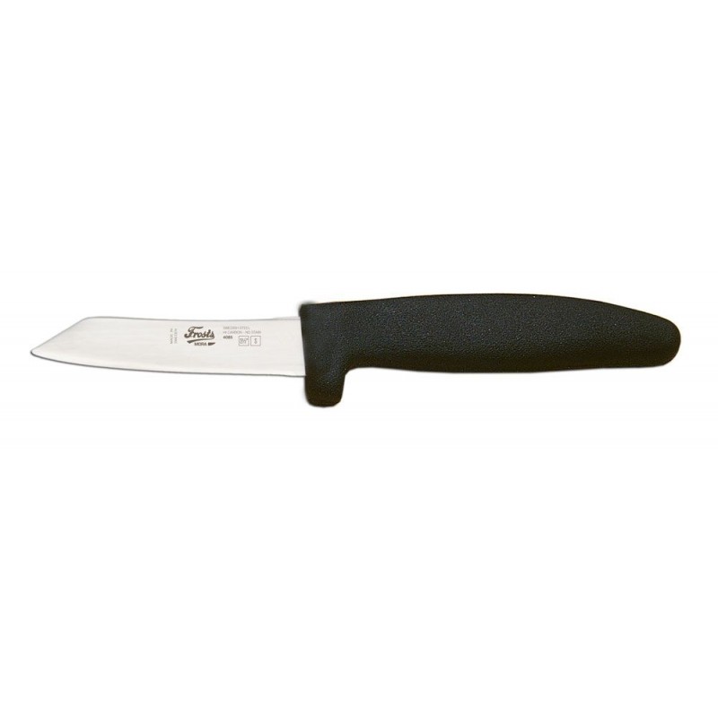 Mora Paring Knife 4085PAM - 85mm Blade - Black Propylene Handle