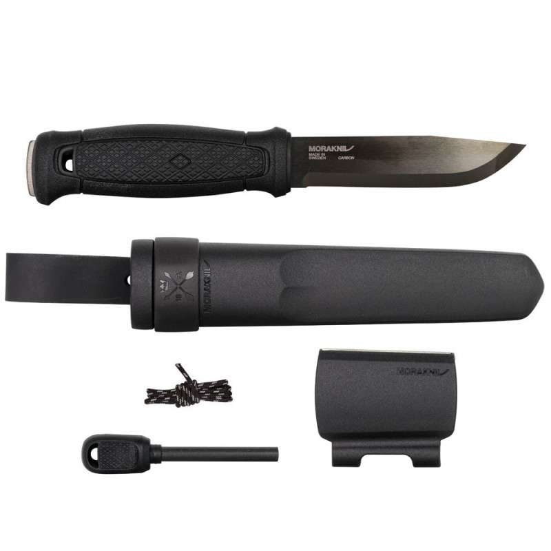 Morakniv Garberg Knife Black Carbon Steel with Survival Kit