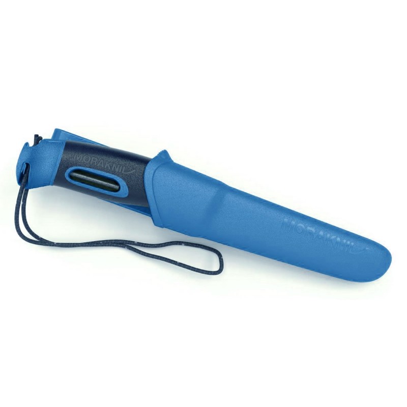 Mora Companion Spark Blue Bushcraft Knife with Integrated Fire Starter