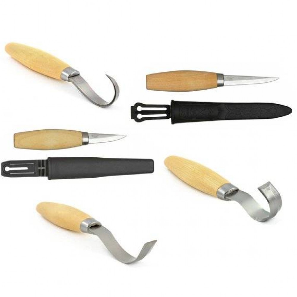 Morakniv Wood Carving Knife Kit  - 162s 163s 164s 106 120