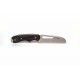 Myerchin B100P G2 Pro Offshore System Rigging Knife - 3.8" Part Serrated Blade, Black G10 Handle, Leather Sheath