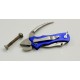 Myerchin Blue Sailors Tool Knife - 2.25" Part Serrated Blade Marlin Spike Shackle Pliers