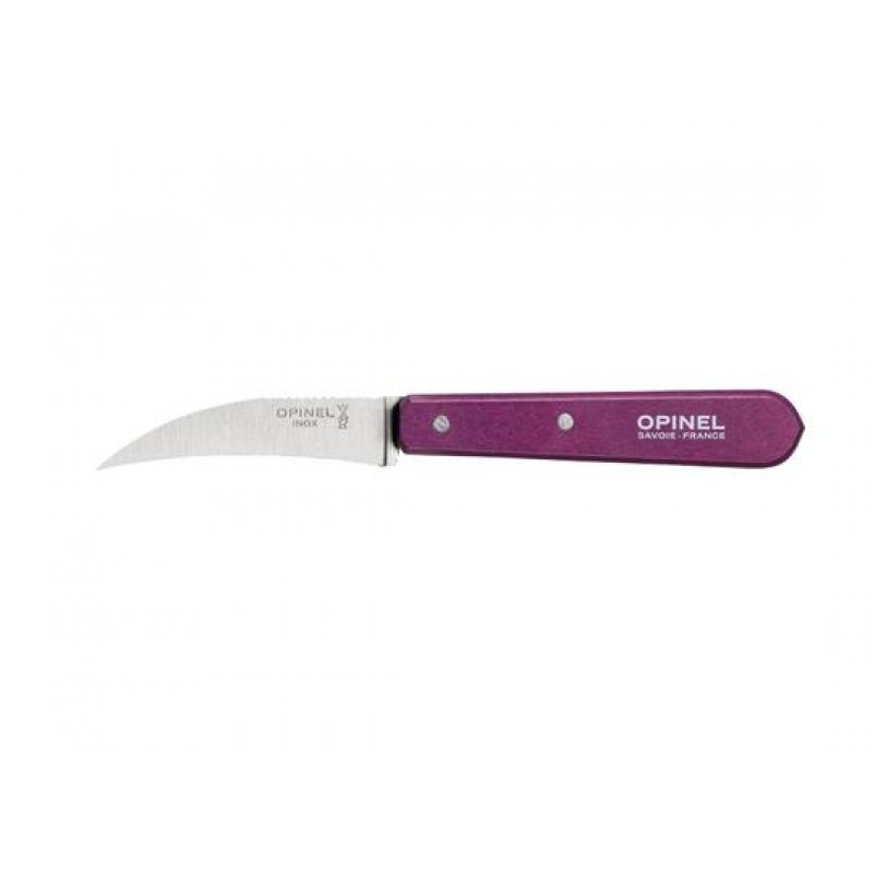 Opinel No.114 Vegetable Kitchen Knife - Plum