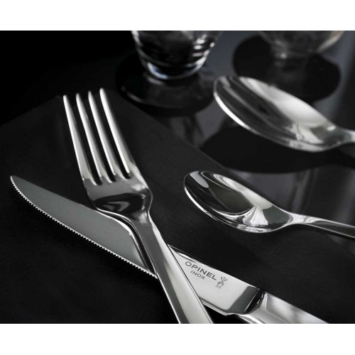 Opinel Perpetue Cutlery Set 4 of Each Knives, Forks, Spoon and Tea Spoons