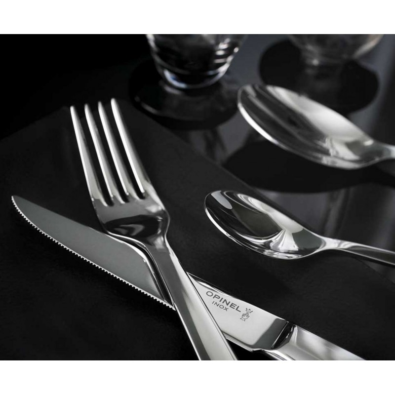 Opinel Perpetue Cutlery Set 4 of Each Knives, Forks, Spoon and Tea Spoons