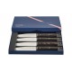 Opinel Facette 4pc Table Knife Box Set - Dark Ash