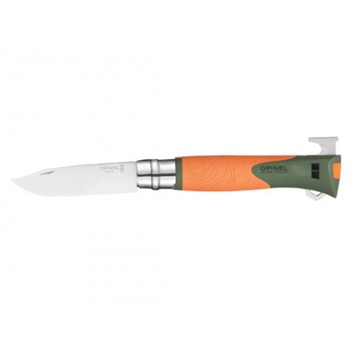 Opinel No. 12 Explore Bushcraft Knife - Orange