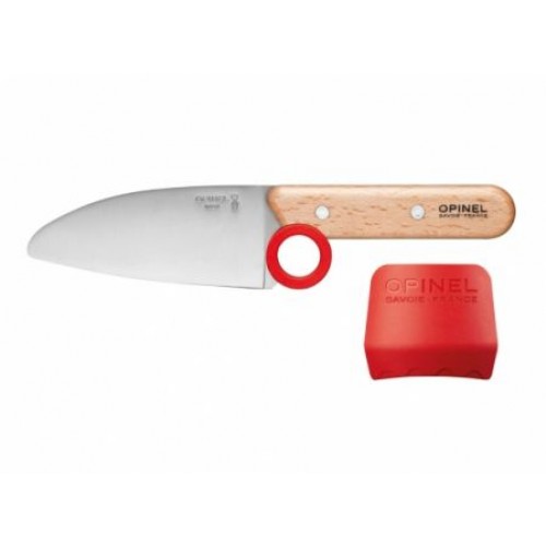 Opinel Le Petit Chef Kitchen Knife and Finger Guard Box Set