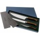 Opinel Les Forges 1890 Trio Professional Knife Set - Paring, Chef and Carving Knives