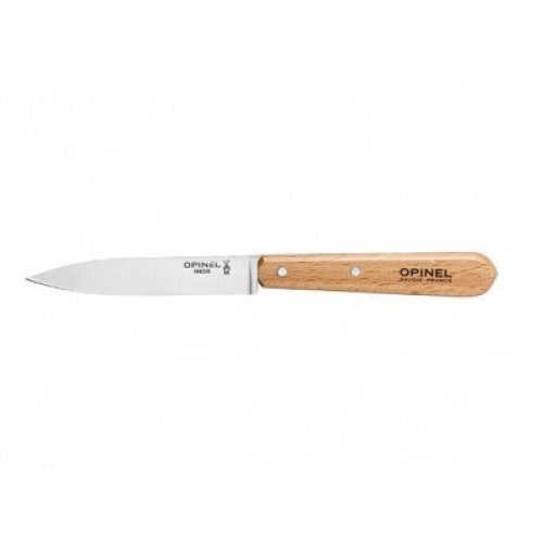 Opinel No.112 Beechwood Parallele Paring Knife - 3.74" Blade