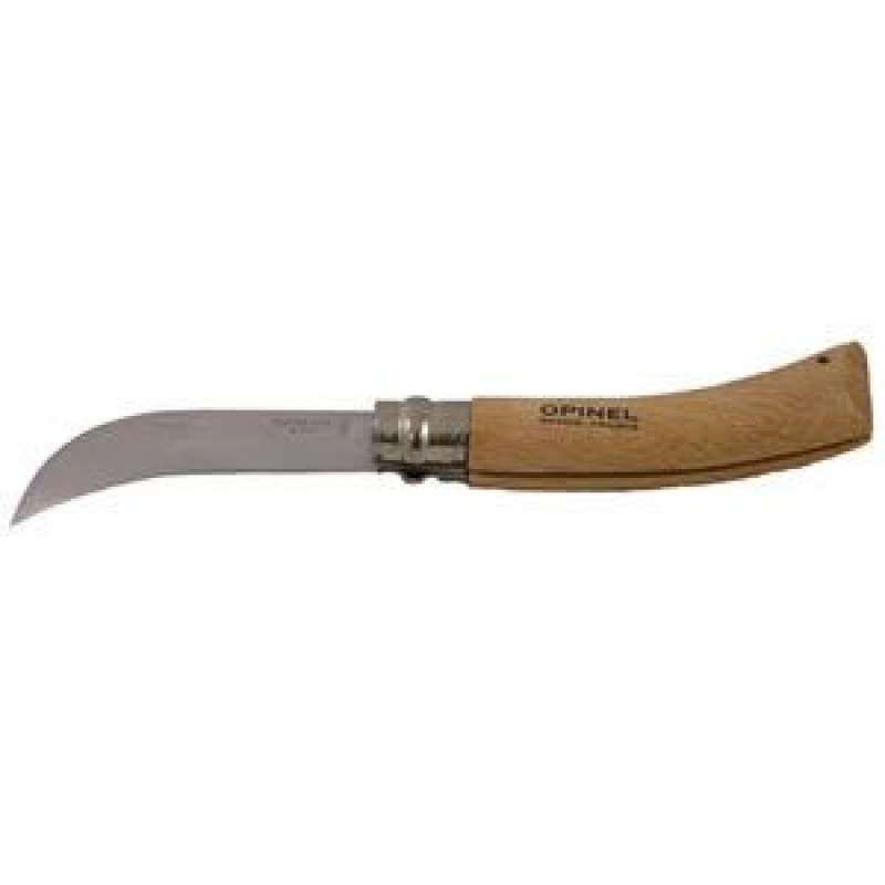 Opinel No.8 Beechwood Pruning and Grafting Knife - 3.14" Blade