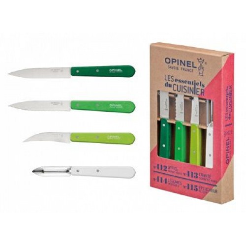 Opinel Primavera 4 Piece Kitchen Knife Set