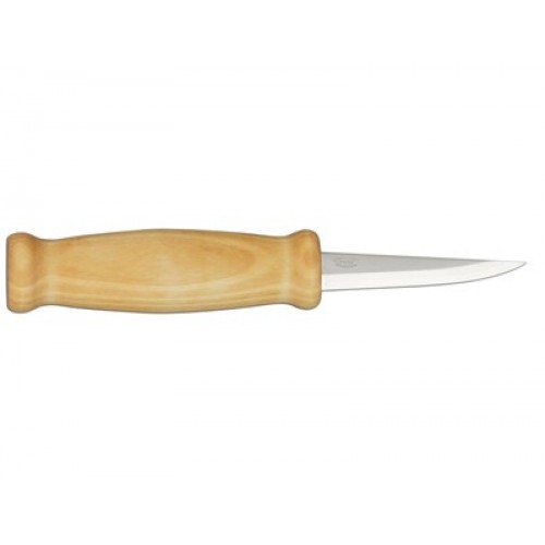 Morakniv 105 Wood Carving Knife - 3.1" Stainless Steel Blade Birch Handle