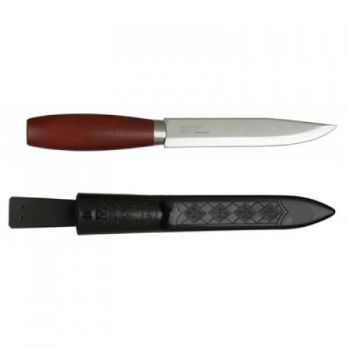 Morakniv Classic No 3 Craftsman Utility Knife - 5.3" Carbon Steel Blade Red Birch Handle