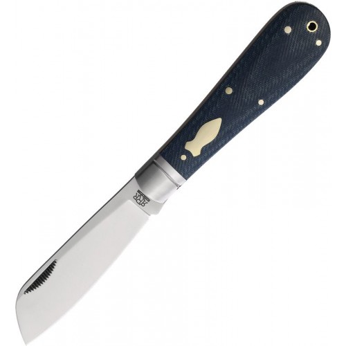 Rough Ryder Reserve Patriarch Folder D2 Knife - 3.2" Blade, Denim Micarta Handle