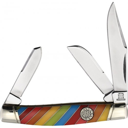Rough Ryder UK EDC Stockman Lollipop Pocket Knife - 3 Blades