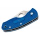 Spyderco Ambitious Lightweight Folding Knife Blue FRN Handle