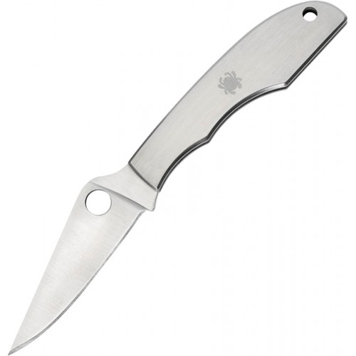 Spyderco Grasshopper - 2.3" Blade, Stainless Steel Handle