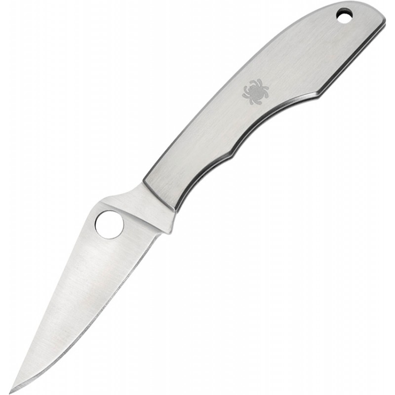 Spyderco Grasshopper - 2.3" Blade, Stainless Steel Handle