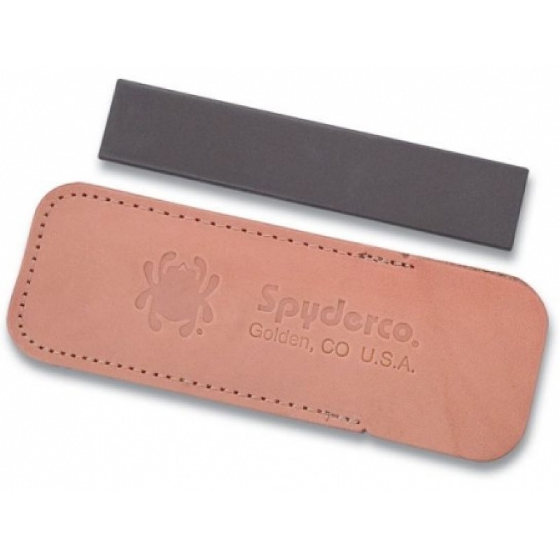 Spyderco Sharpening Pocket Stone with Sheath - Medium - 303M