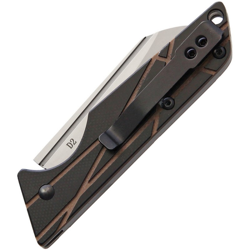 StatGear Ledge UK EDC Folding Knife Brown- 2.5"  Blade