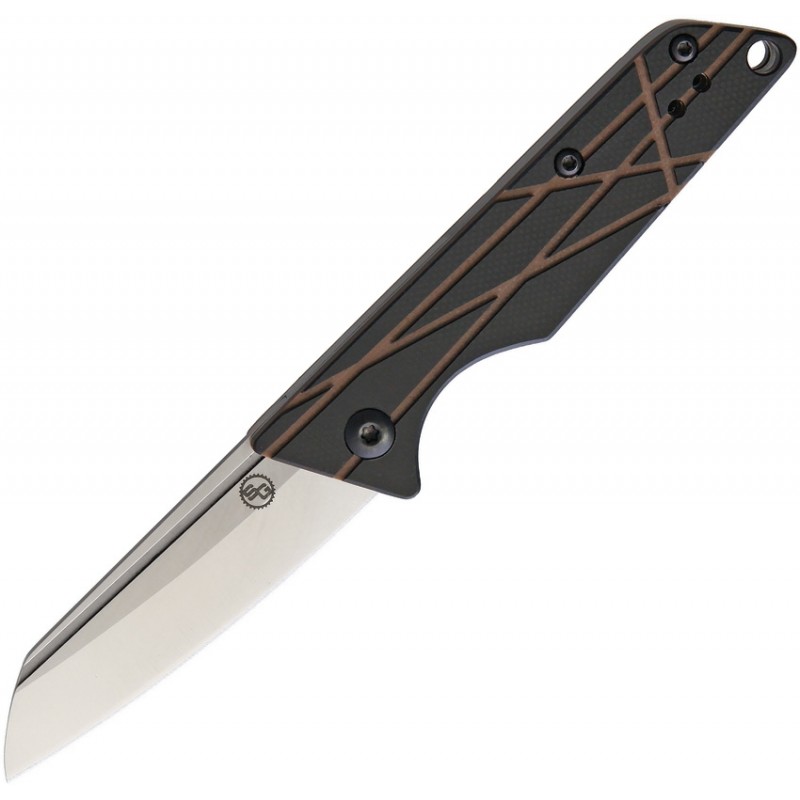 StatGear Ledge UK EDC Folding Knife Brown- 2.5"  Blade