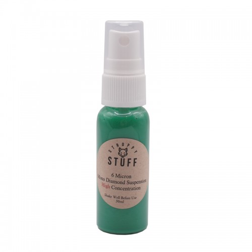 Stroppy Stuff 6 Micron Stropping Compound Spray - 30ml Green