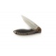 Whitby Liner Lock Knife - 3.25" Blade, Grey Aluminium Handle