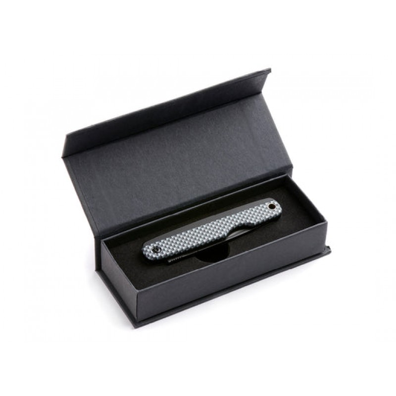 Whitby Kent UK EDC Pocket Knife -  2.25" Blade Carbon Fibre Pattern Handle