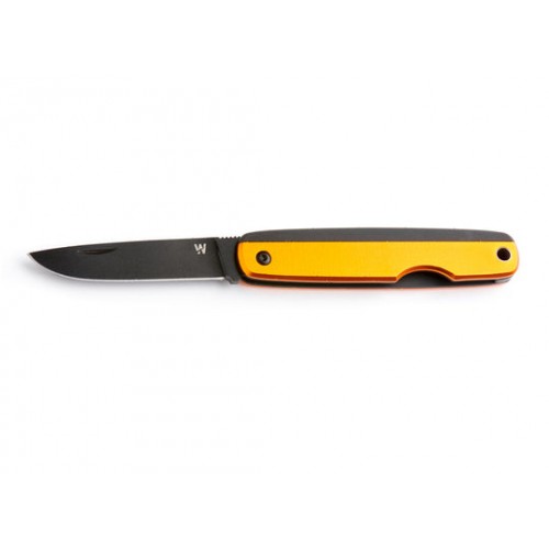 Whitby Kent UK EDC Pocket Knife -  2.25" Blade Lava Orange and Black