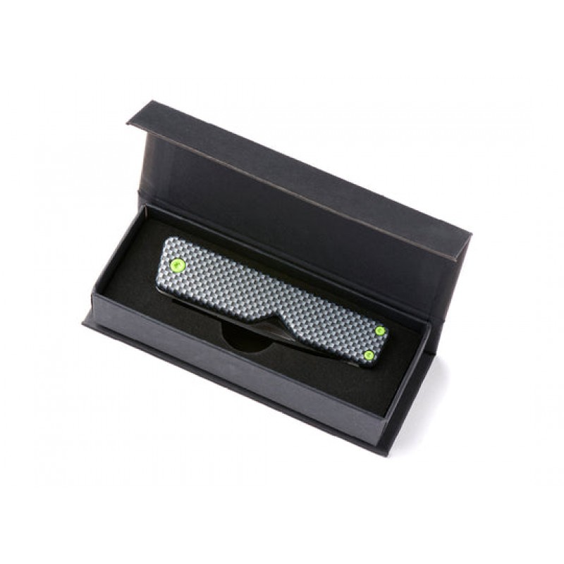 Whitby Mint Carbon Fibre UK EDC Pocket Knife - 2.5" Blade