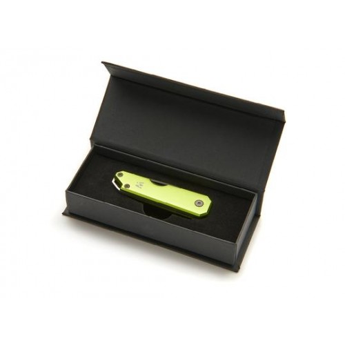 Whitby LEVEN UK EDC Pocket Knife - 1.75" Blade, Cactus Green Aluminium Handle