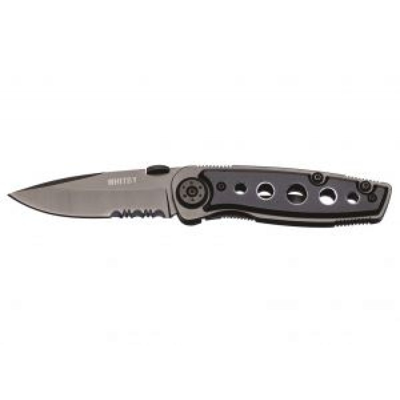 Whitby 2.5" Black Gun Metal Finish Lock Knife - LK331