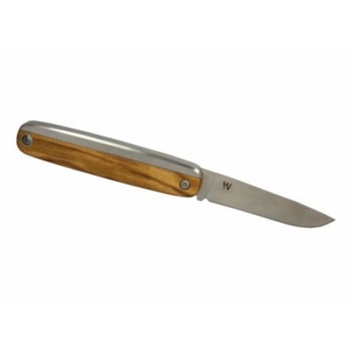 Whitby Kent UK EDC Pocket Knife - 2.25" Blade Olive Wood
