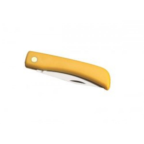 Whitby 2.75" Pocket Knife - Yellow Handle - UK EDC - Stainless Steel Blade